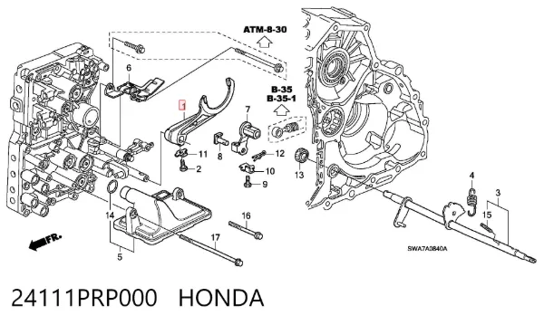  24111PRP000 Honda