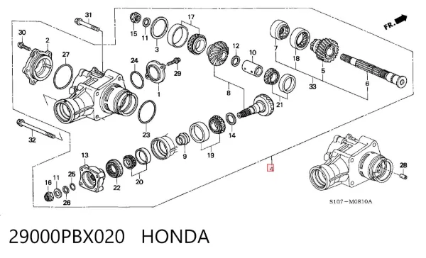  29000PBX020 Honda