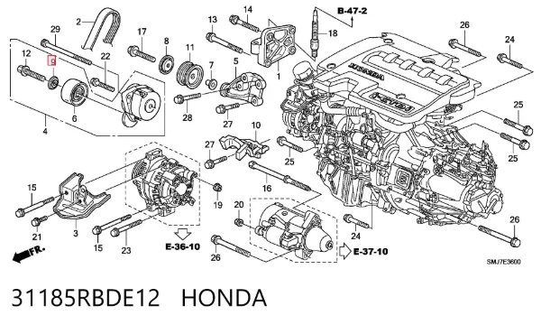  31185RBDE12 Honda