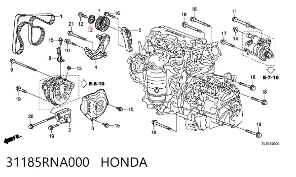  31185RNA000 Honda