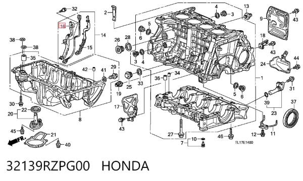  32139RZPG00 Honda