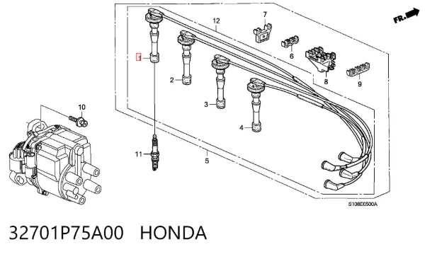  32701P75A00 Honda