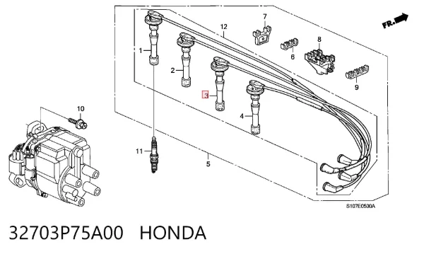  32703P75A00 Honda