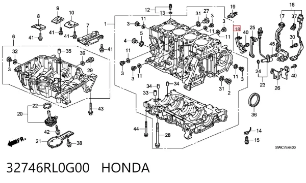  32746RL0G00 Honda