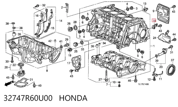  32747R60U00 Honda