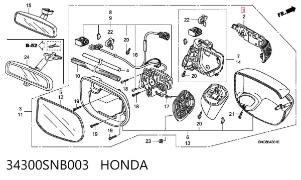  34300SNB003 Honda