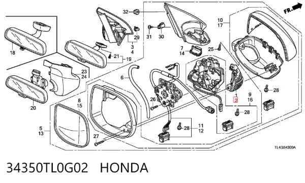  34350TL0G02 Honda