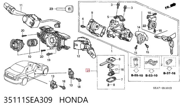  35111SEA309 Honda
