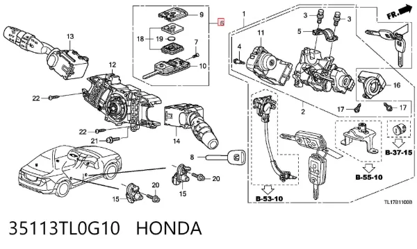  35113TL0G10 Honda