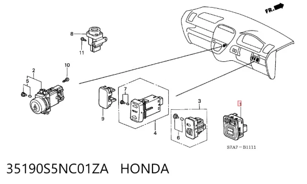  35190S5NC01ZA Honda