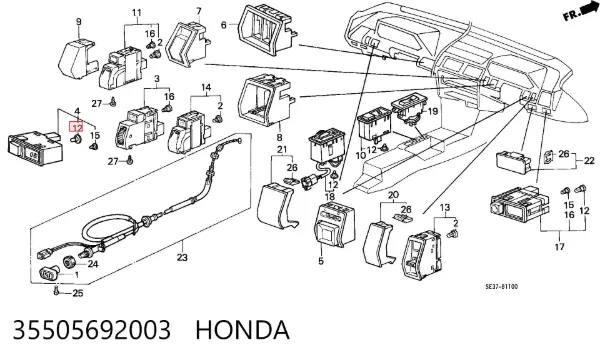  35505692003 Honda