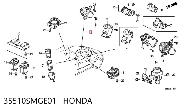  35510SMGE01 Honda