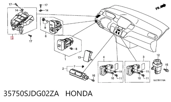  35750SJDG02ZA Honda