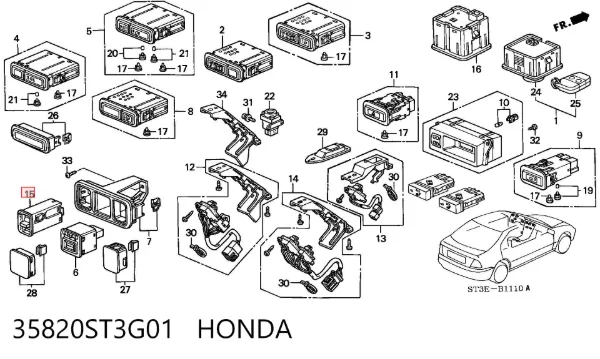  35820ST3G01 Honda