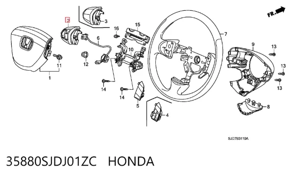  35880SJDJ01ZC Honda