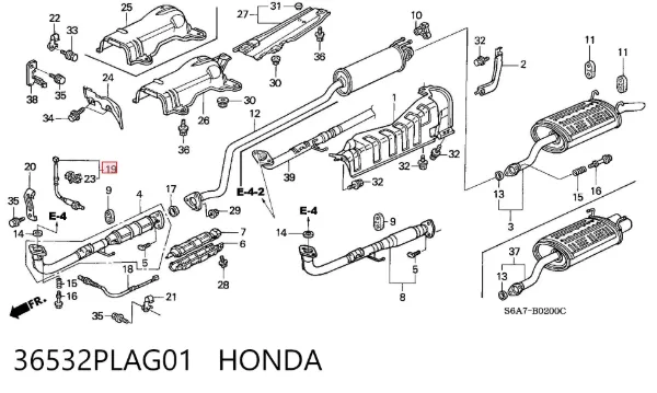  36532PLAG01 Honda