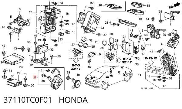  37110TC0F01 Honda