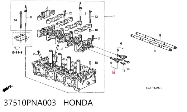 Датчик распредвала 37510PNA003 Honda