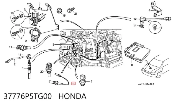  37776P5TG00 Honda