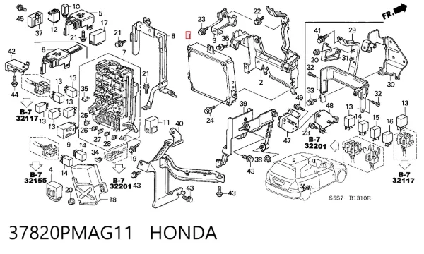  37820PMAG11 Honda