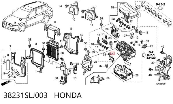  38231SLJ003 Honda