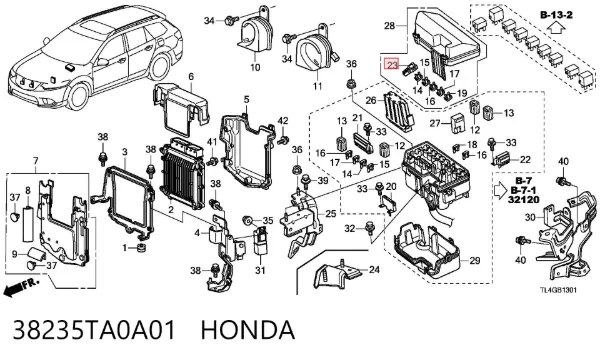  38235TA0A01 Honda