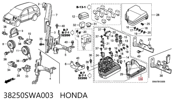  38250SWA003 Honda