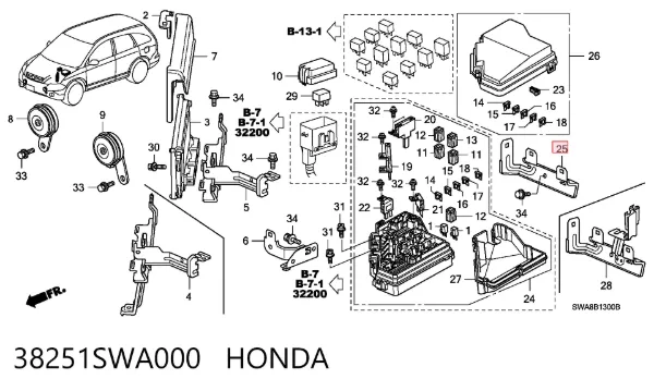  38251SWA000 Honda