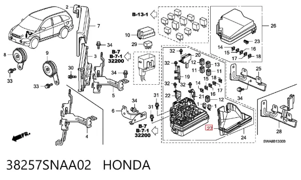  38257SNAA02 Honda
