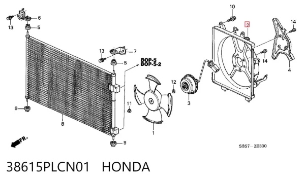  38615PLCN01 Honda