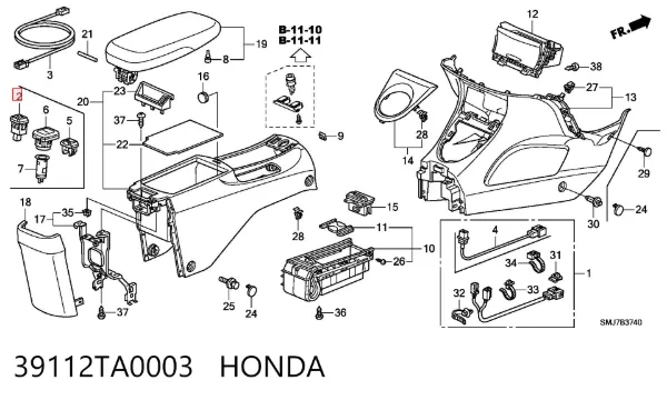  39112TA0003 Honda