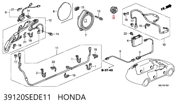  39120SEDE11 Honda