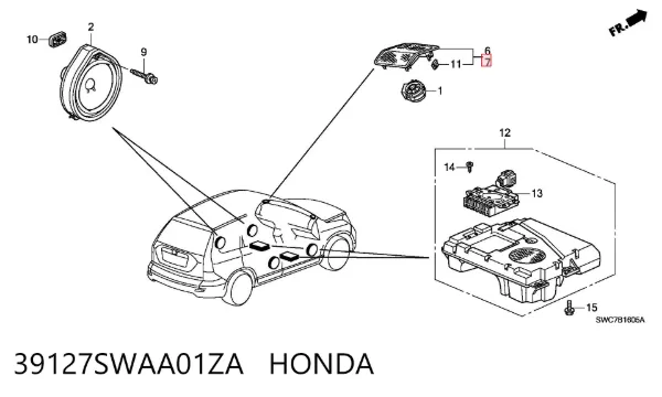  39127SWAA01ZA Honda