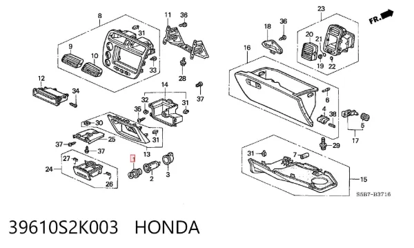  39610S2K003 Honda