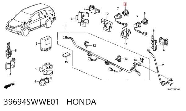  39694SWWE01 Honda