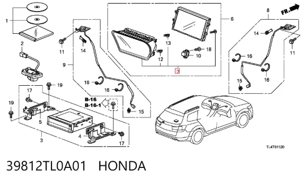  39812TL0A01 Honda