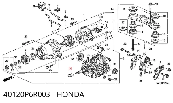  40120P6R003 Honda