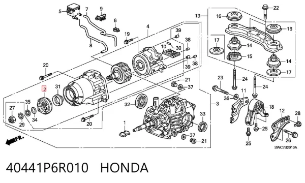  40441P6R010 Honda