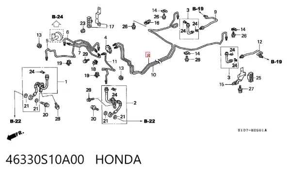  46330S10A00 Honda