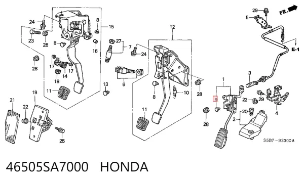  46505SA7000 Honda