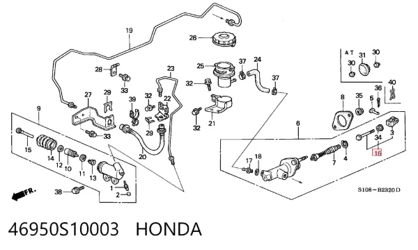  46950S10003 Honda