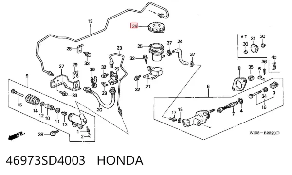  46973SD4003 Honda