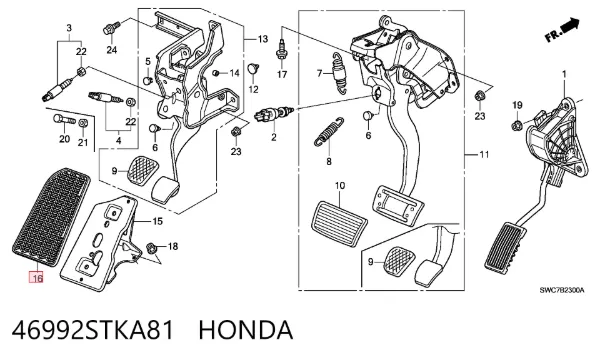  46992STKA81 Honda