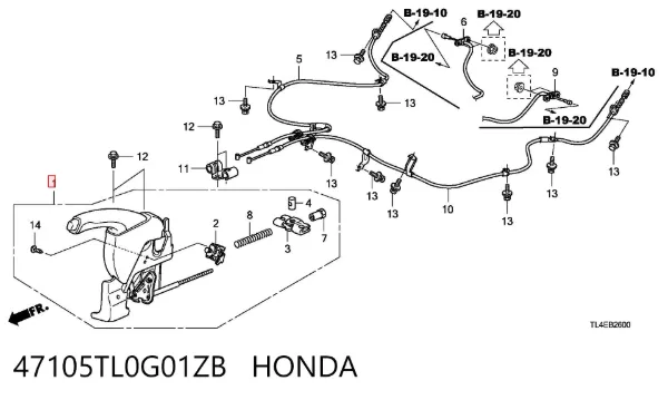  47105TL0G01ZB Honda