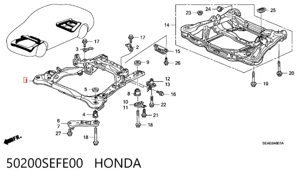  50200SEFE00 Honda