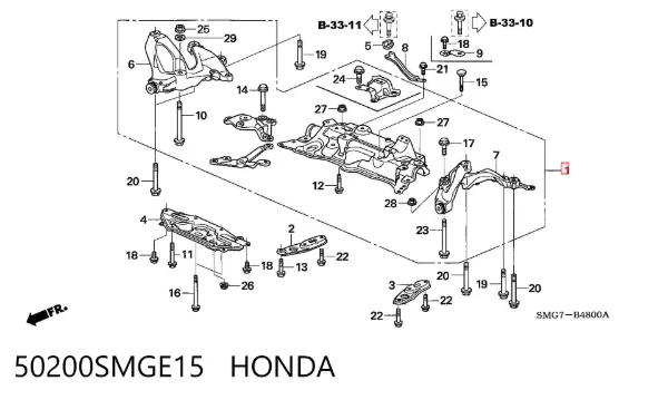  50200SMGE15 Honda