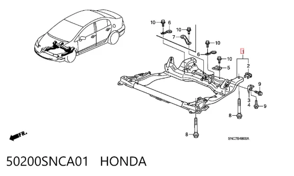  50200SNCA01 Honda