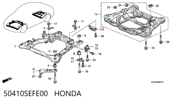  50410SEFE00 Honda