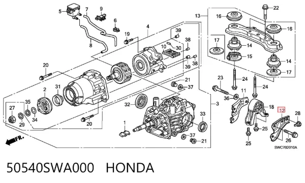  50540SWA000 Honda