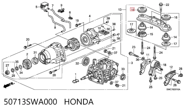  50713SWA000 Honda